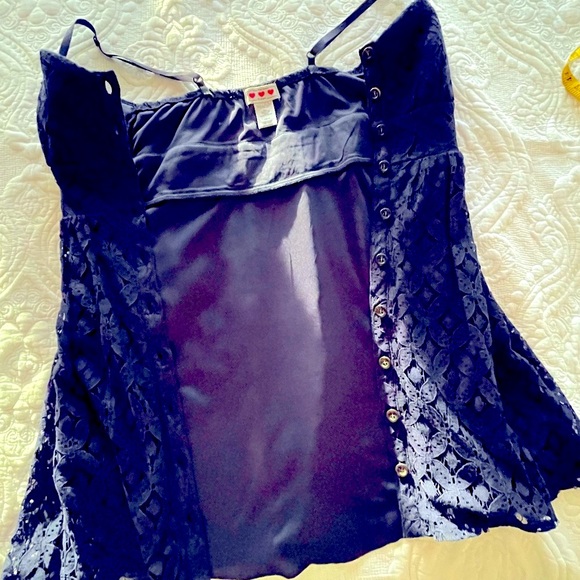 Lace button flare dress - Picture 3 of 4